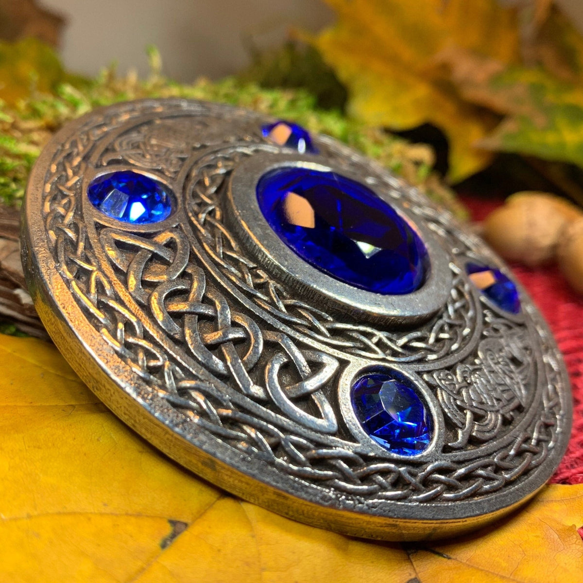 Celtic Raven Brooch - Handmade in Scotland Brooch La Vie Bien Celtic Raven Brooch - Handmade in Scotland