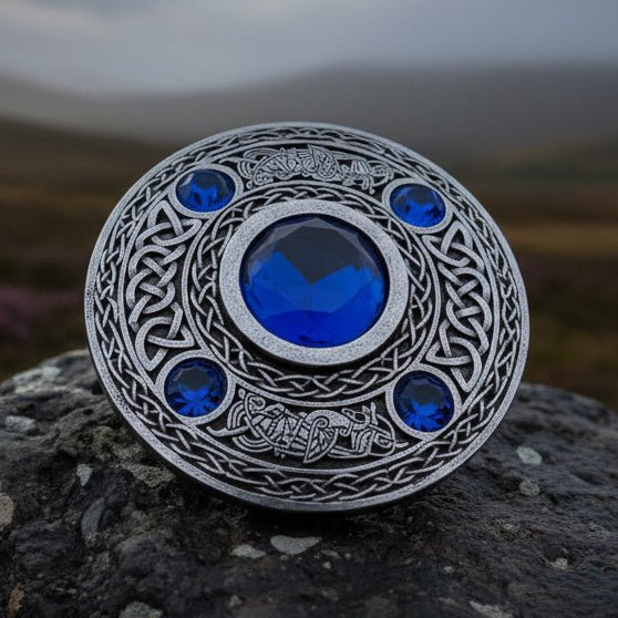 Celtic Raven Brooch - Handmade in Scotland Brooch La Vie Bien Celtic Raven Brooch - Handmade in Scotland