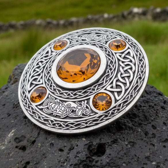 Celtic Raven Brooch - Handmade in Scotland Brooch La Vie Bien Celtic Raven Brooch - Handmade in Scotland