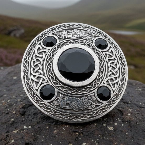 Celtic Raven Brooch - Handmade in Scotland Brooch La Vie Bien Celtic Raven Brooch - Handmade in Scotland