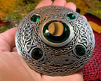 Celtic Raven Brooch - Handmade in Scotland Brooch La Vie Bien Celtic Raven Brooch - Handmade in Scotland