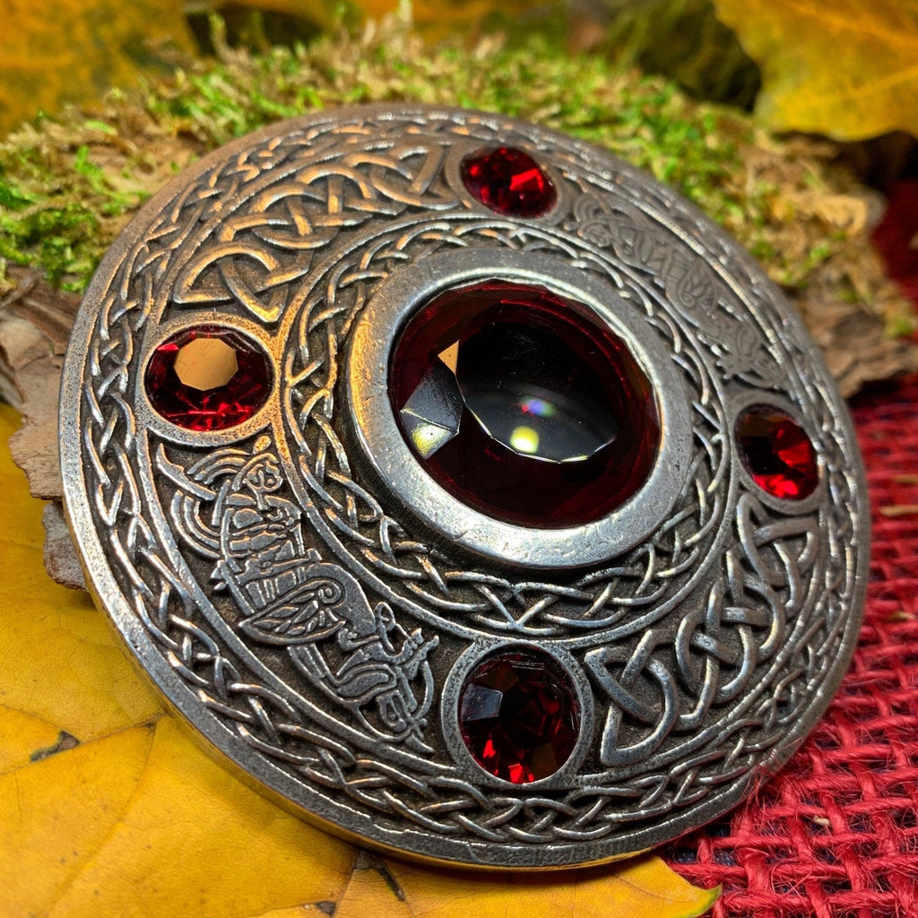 Celtic Raven Brooch - Handmade in Scotland Brooch La Vie Bien Celtic Raven Brooch - Handmade in Scotland