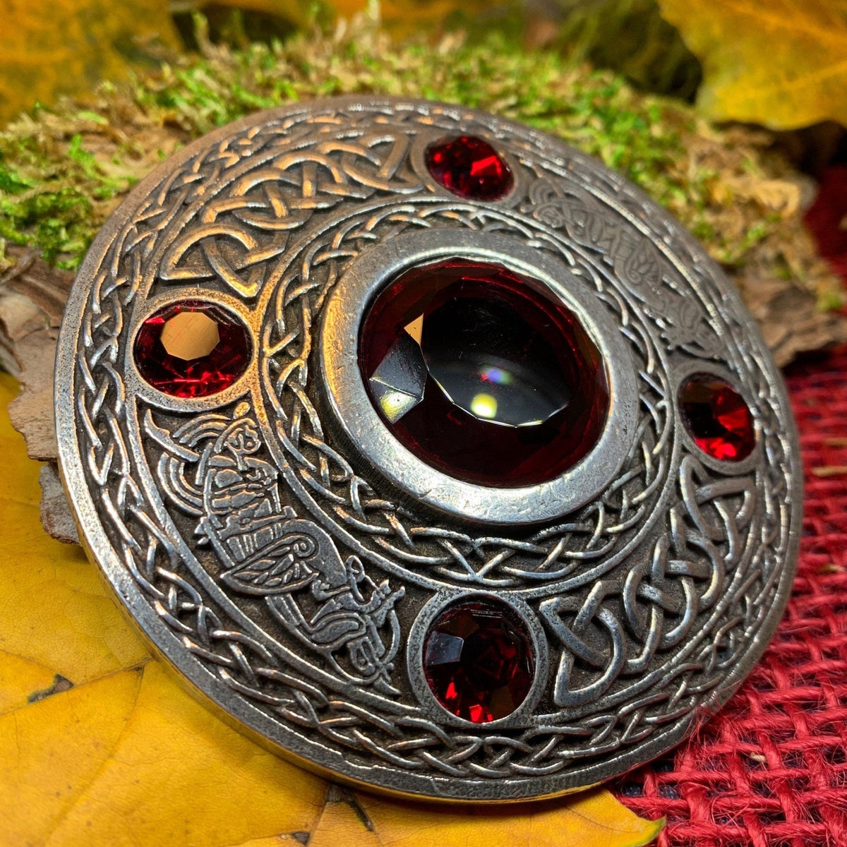 Celtic Raven Brooch - Handmade in Scotland Brooch La Vie Bien Celtic Raven Brooch - Handmade in Scotland