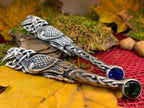 Celtic Raven Crystal Kilt Pin - Handmade in Scotland Kilt Pin La Vie Bien Celtic Raven Crystal Kilt Pin - Handmade in Scotland