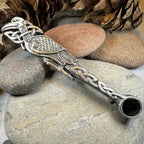 Celtic Raven Crystal Kilt Pin - Handmade in Scotland Kilt Pin La Vie Bien Celtic Raven Crystal Kilt Pin - Handmade in Scotland