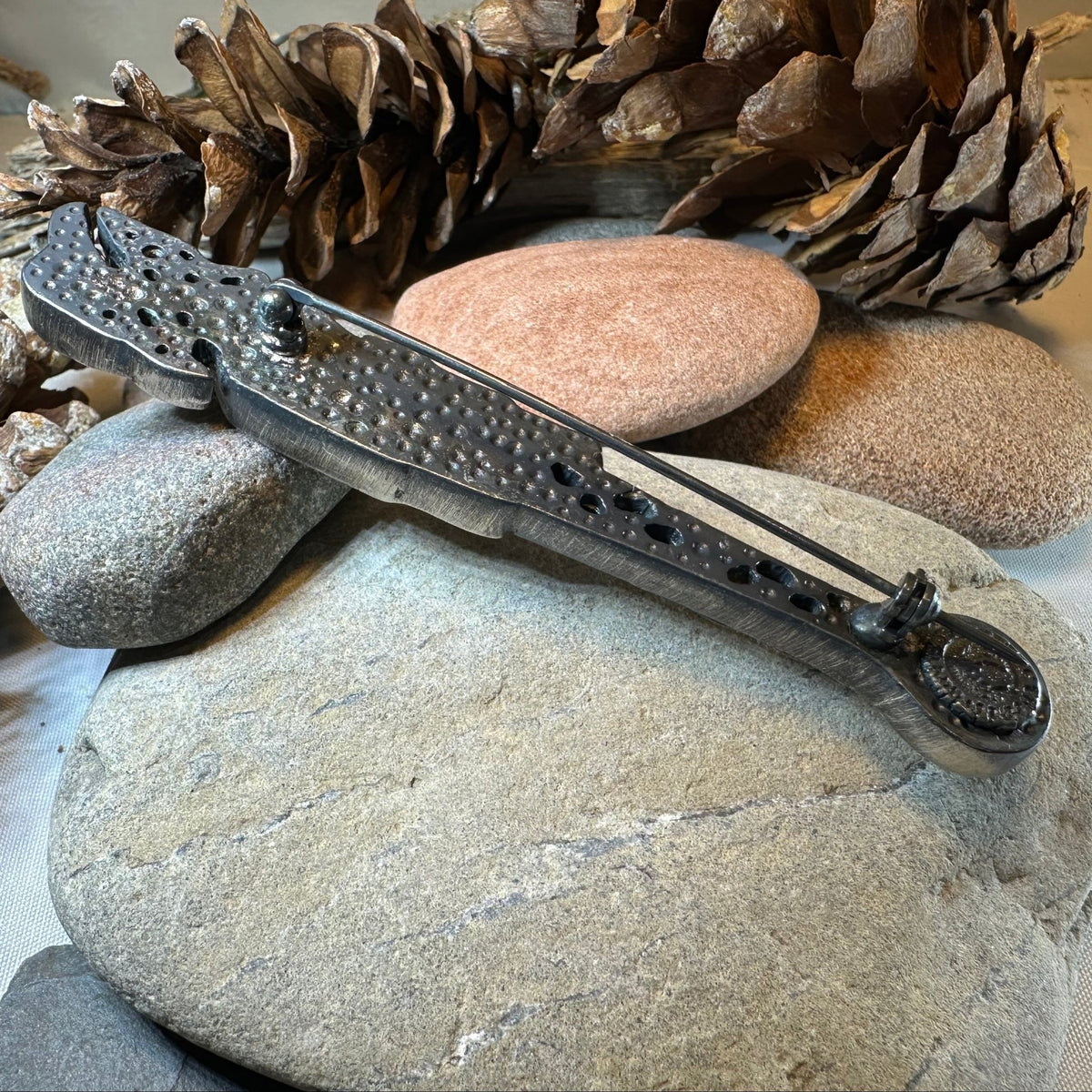 Celtic Raven Crystal Kilt Pin - Handmade in Scotland Kilt Pin La Vie Bien Celtic Raven Crystal Kilt Pin - Handmade in Scotland
