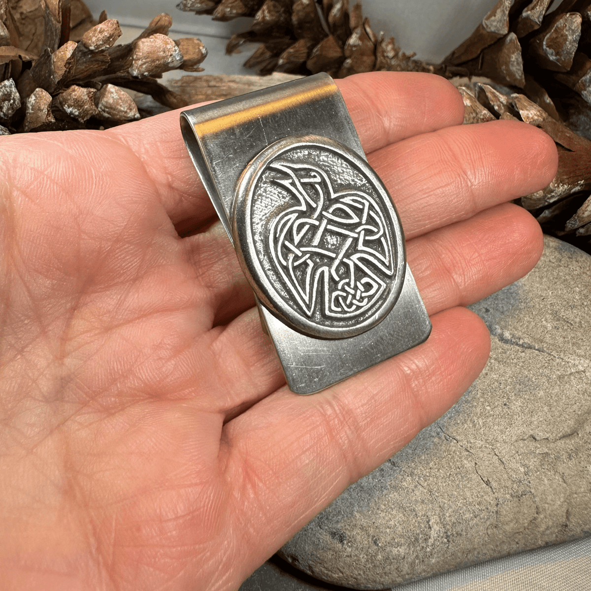 Celtic Raven Money Clip Money Clip La Vie Bien Celtic Raven Money Clip