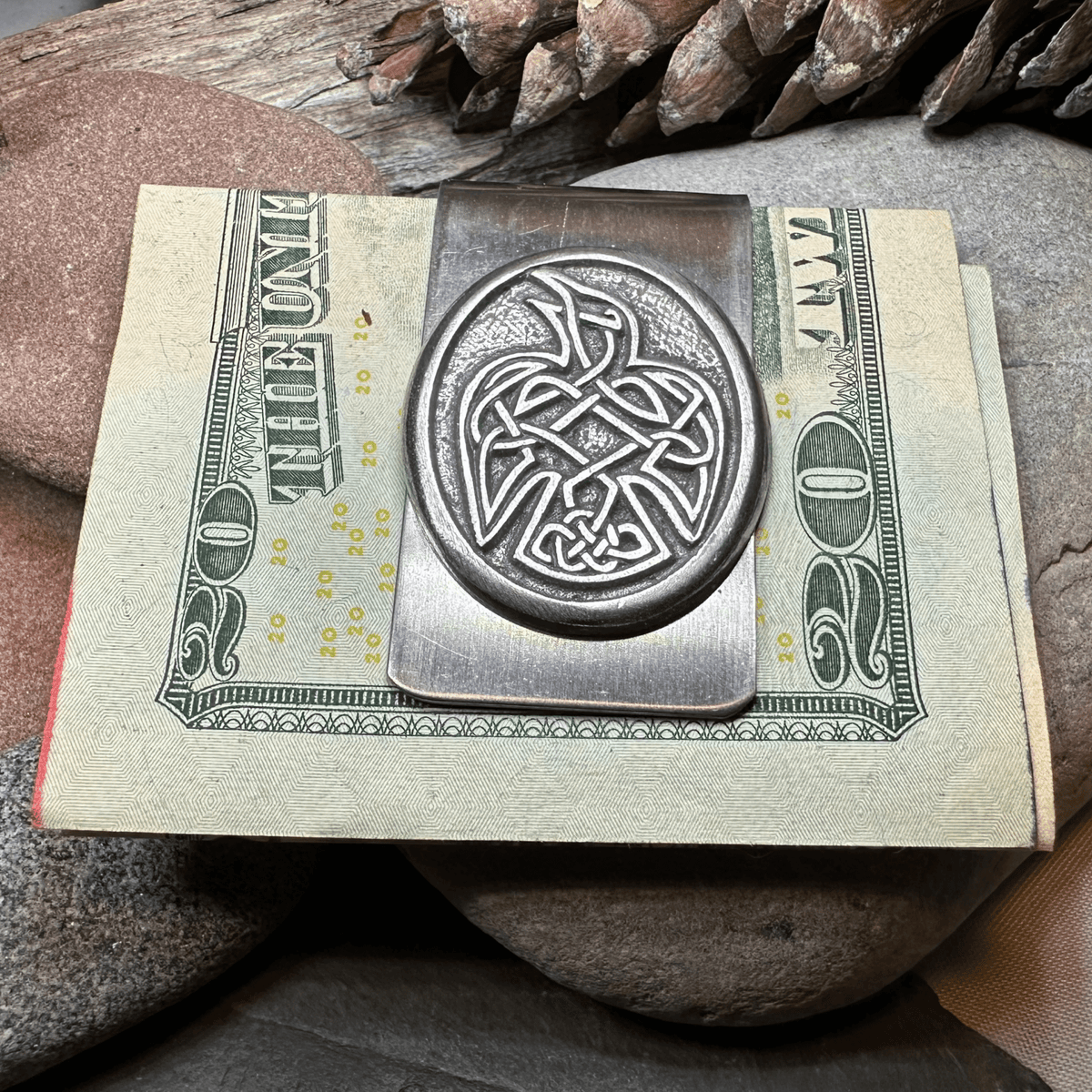 Celtic Raven Money Clip Money Clip La Vie Bien Celtic Raven Money Clip