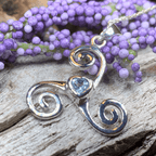 Celtic Spiral Love Necklace Pendant La Vie Bien Celtic Spiral Love Necklace