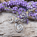 Celtic Spiral Love Necklace Pendant La Vie Bien Celtic Spiral Love Necklace