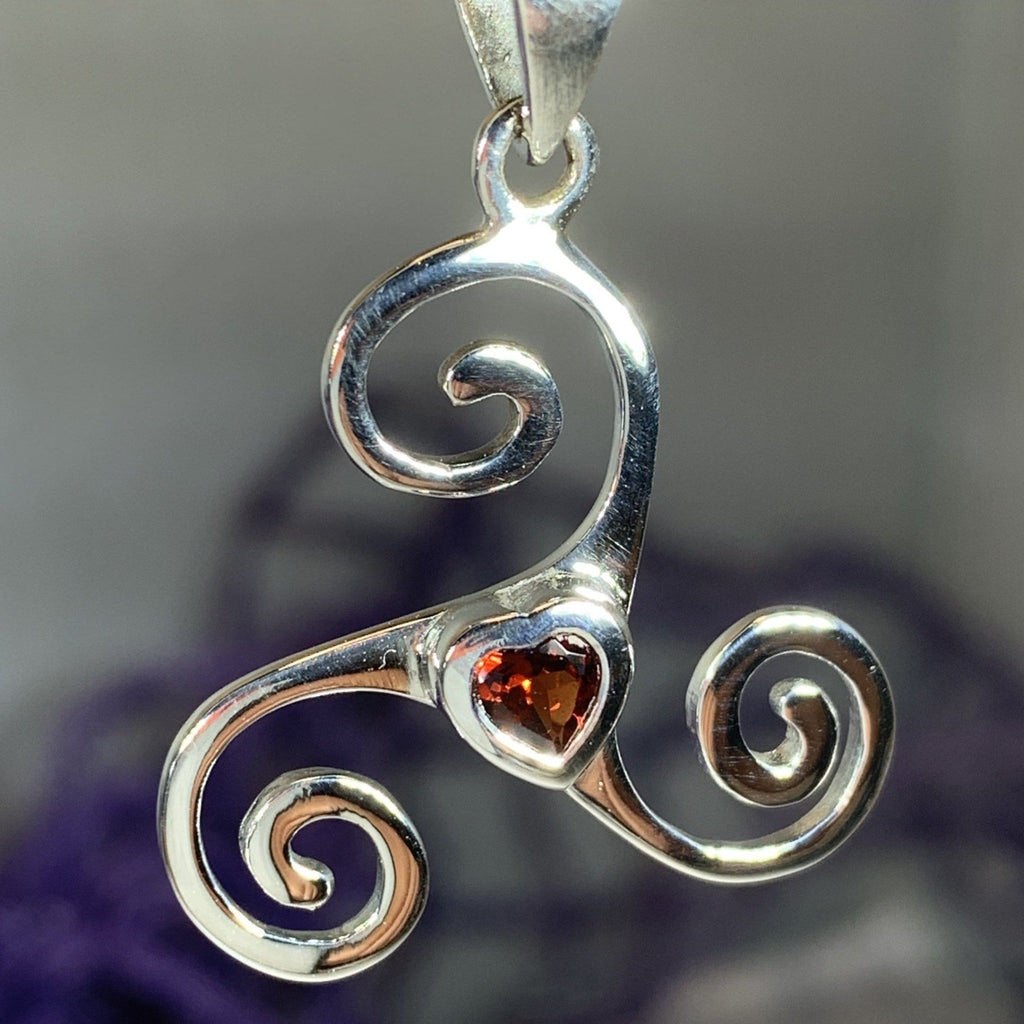 Celtic Spiral Love Necklace Pendant La Vie Bien Celtic Spiral Love Necklace