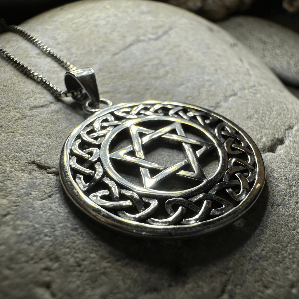 Celtic Star of David Necklace Pendant La Vie Bien Celtic Star of David Necklace