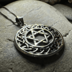 Celtic Star of David Necklace Pendant La Vie Bien Celtic Star of David Necklace