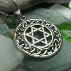 Celtic Star of David Necklace Pendant La Vie Bien Celtic Star of David Necklace