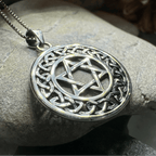 Celtic Star of David Necklace Pendant La Vie Bien Celtic Star of David Necklace