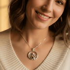 Celtic Swan Claddagh Necklace in Sterling Silver Pendant La Vie Bien Celtic Swan Claddagh Necklace in Sterling Silver
