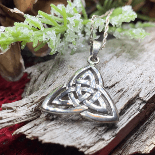 Celtic Triangle Necklace Pendant La Vie Bien Celtic Triangle Necklace