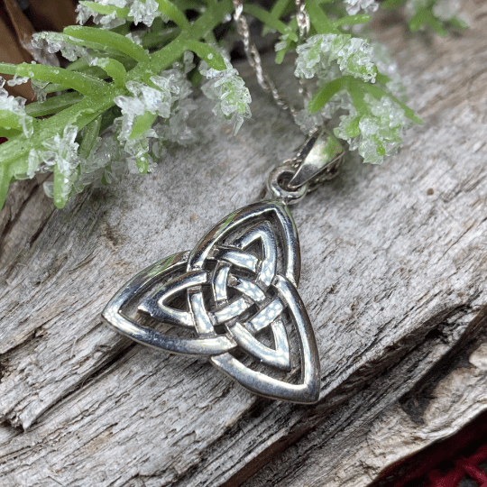 Celtic Triangle Necklace Pendant La Vie Bien Celtic Triangle Necklace