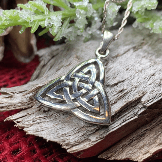 Celtic Triangle Necklace Pendant La Vie Bien Celtic Triangle Necklace