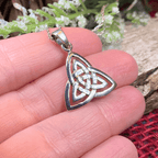 Celtic Triangle Necklace Pendant La Vie Bien Celtic Triangle Necklace