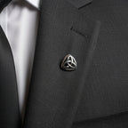Celtic Trinity Knot Lapel Pin in Sterling Silver Brooch La Vie Bien Celtic Trinity Knot Lapel Pin in Sterling Silver