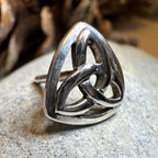 Celtic Trinity Knot Lapel Pin in Sterling Silver Brooch La Vie Bien Celtic Trinity Knot Lapel Pin in Sterling Silver