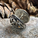 Celtic Trinity Knot Lapel Pin in Sterling Silver Brooch La Vie Bien Celtic Trinity Knot Lapel Pin in Sterling Silver