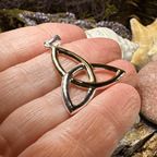 Celtic Trinity Knot Necklace Pendant La Vie Bien Celtic Trinity Knot Necklace