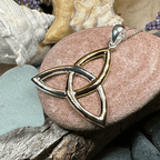 Celtic Trinity Knot Necklace Pendant La Vie Bien Celtic Trinity Knot Necklace