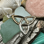 Celtic Trinity Knot Necklace Pendant La Vie Bien Celtic Trinity Knot Necklace