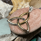Celtic Trinity Knot Necklace Pendant La Vie Bien Celtic Trinity Knot Necklace