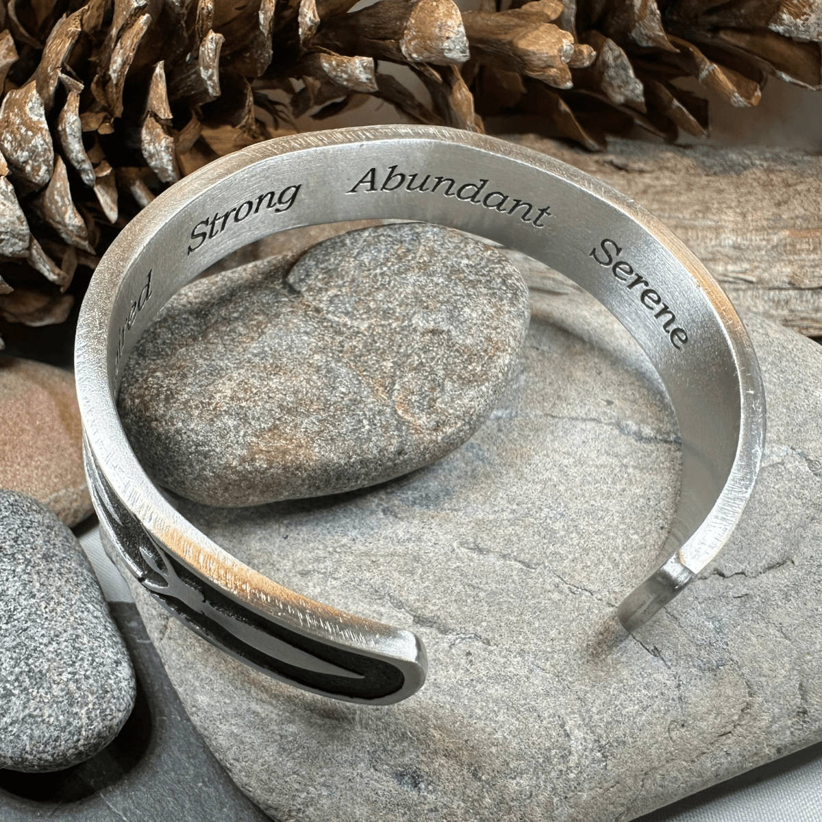 Celtic Triple Moon Goddess Bracelet Cuff Bracelet La Vie Bien Celtic Triple Moon Goddess Bracelet