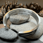 Celtic Triple Moon Goddess Bracelet Cuff Bracelet La Vie Bien Celtic Triple Moon Goddess Bracelet