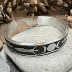 Celtic Triple Moon Goddess Bracelet Cuff Bracelet La Vie Bien Celtic Triple Moon Goddess Bracelet