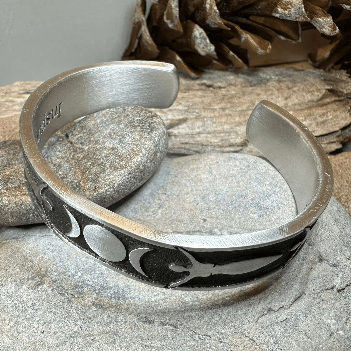 Celtic Triple Moon Goddess Bracelet Cuff Bracelet La Vie Bien Celtic Triple Moon Goddess Bracelet