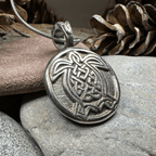 Celtic Turtle Pewter Necklace Pendant La Vie Bien Celtic Turtle Pewter Necklace