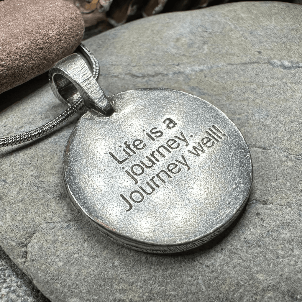Celtic Turtle Pewter Necklace Pendant La Vie Bien Celtic Turtle Pewter Necklace