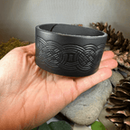 Celtic Warrior Leather Cuff Bracelet Bracelet La Vie Bien Celtic Warrior Leather Cuff Bracelet