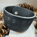 Celtic Warrior Leather Cuff Bracelet Bracelet La Vie Bien Celtic Warrior Leather Cuff Bracelet