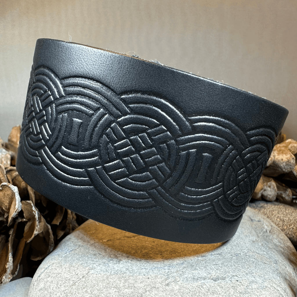 Celtic Warrior Leather Cuff Bracelet Bracelet La Vie Bien Celtic Warrior Leather Cuff Bracelet