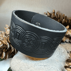 Celtic Warrior Leather Cuff Bracelet Bracelet La Vie Bien Celtic Warrior Leather Cuff Bracelet
