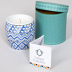 Ceramic Artisan Hand-Poured Candle Decorative Home Accent La Vie Bien Ceramic Artisan Hand-Poured Candle