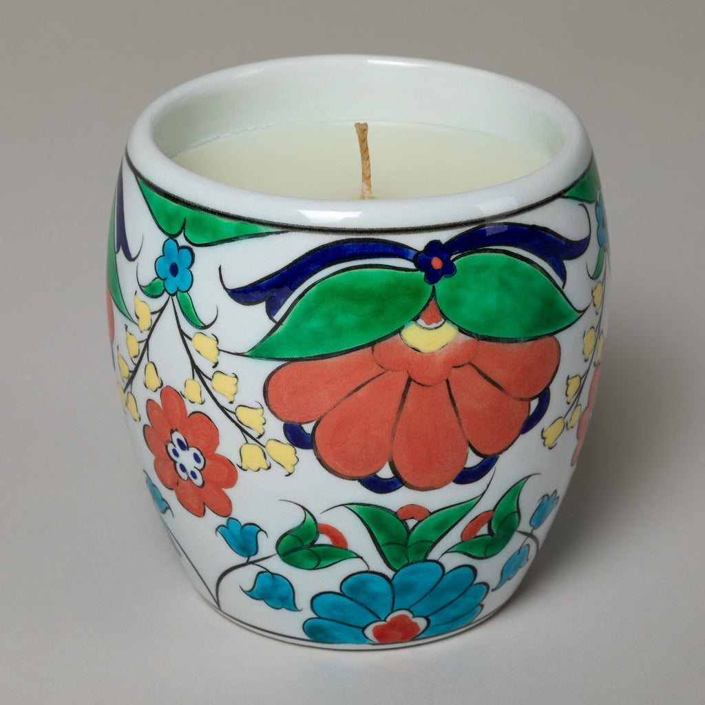 Ceramic Artisan Hand-Poured Candle Decorative Home Accent La Vie Bien Ceramic Artisan Hand-Poured Candle