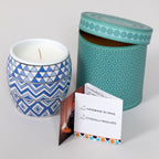 Ceramic Artisan Hand-Poured Candle Decorative Home Accent La Vie Bien Ceramic Artisan Hand-Poured Candle