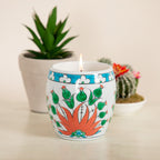 Ceramic Artisan Hand-Poured Candle Decorative Home Accent La Vie Bien Ceramic Artisan Hand-Poured Candle