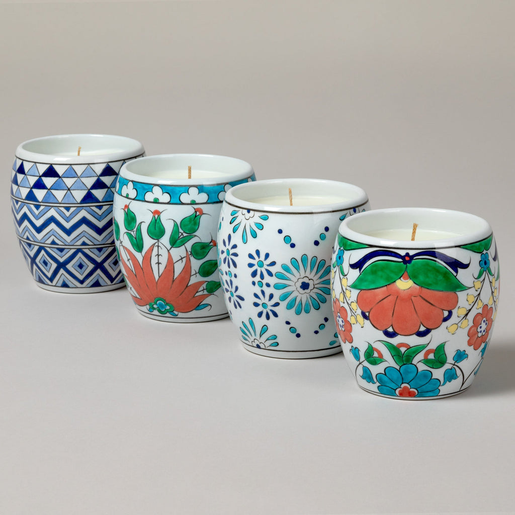 Ceramic Artisan Hand-Poured Candle Decorative Home Accent La Vie Bien Ceramic Artisan Hand-Poured Candle