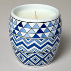 Ceramic Artisan Hand-Poured Candle Decorative Home Accent La Vie Bien Ceramic Artisan Hand-Poured Candle