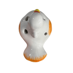 Ceramic Bird Water Whistle – Orange Wing by Music Frog Co