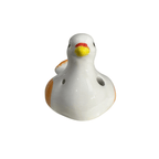 Ceramic Bird Water Whistle – Orange Wing by Music Frog Co