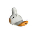 Ceramic Bird Water Whistle – Orange Wing by Music Frog Co